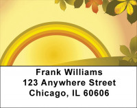 Golden Rainbows Address Labels | LBQBP-58