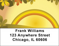 Golden Rainbows Address Labels | LBQBP-58