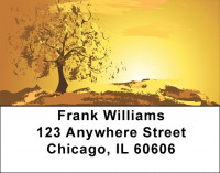 Golden Sunsets Address Labels | LBQBP-68