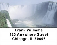 Dramatic Waterfalls Address Labels | LBQBP-70
