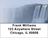 Dramatic Waterfalls Address Labels | LBQBP-70