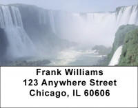 Dramatic Waterfalls Address Labels | LBQBP-70