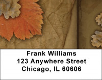 Vintage Fall Address Labels | LBQBP-73