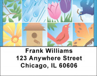 Snapshots Of Spring Address Labels | LBQBP-74