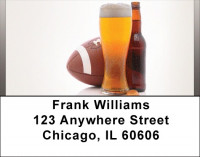 Sporting A Beer Address Labels | LBQBP-83