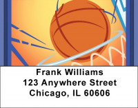 Basketball Address Labels | LBQBP-84