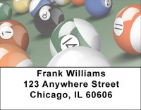 Billiard Balls Address Labels | LBQBP-88