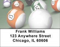 Billiard Balls Address Labels | LBQBP-88