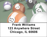 Billiard Balls Address Labels | LBQBP-88