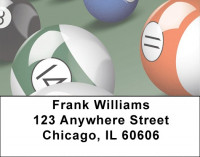 Billiard Balls Address Labels | LBQBP-88
