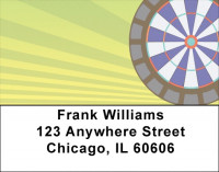 Darts And pool Address Labels | LBQBP-89