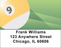 Darts And pool Address Labels | LBQBP-89