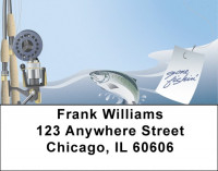 I Would Rather Be Fishin Address Labels | LBQBP-99
