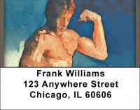 Body Building Address Labels | LBQBQ-03