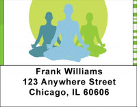 Yoga In Living Color Address Labels | LBQBQ-08