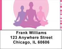 Yoga In Living Color Address Labels | LBQBQ-08