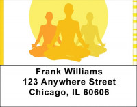 Yoga In Living Color Address Labels | LBQBQ-08