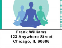 Yoga In Living Color Address Labels | LBQBQ-08