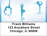 Yoga Positions Address Labels | LBQBQ-09