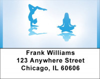 Yoga Positions Address Labels | LBQBQ-09