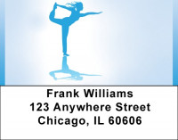 Yoga Positions Address Labels | LBQBQ-09