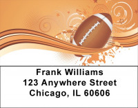 Splash Of Football Address Labels | LBQBQ-17