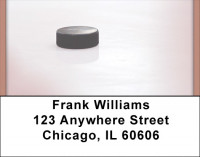 Hockey Pucks Address Labels | LBQBQ-31