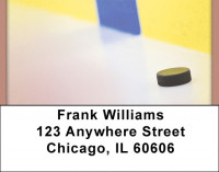 Hockey Pucks Address Labels | LBQBQ-31