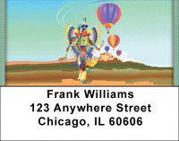 Balloons And Natives Address Labels | LBQBQ-35