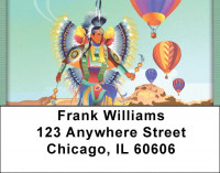 Balloons And Natives Address Labels | LBQBQ-35
