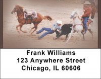 Bulldogging Address Labels | LBQBQ-44