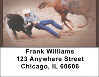 Bulldogging Address Labels | LBQBQ-44