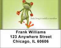Toadally In Shape Address Labels | LBQBQ-46