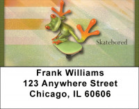 Skateboarding Address Labels | LBQBQ-47