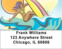 Catching The Wave Address Labels | LBQBQ-50