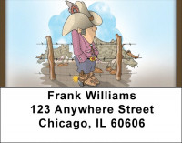 The Cowpoke Address Labels | LBQBQ-60