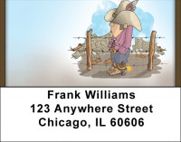 The Cowpoke Address Labels | LBQBQ-60