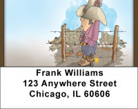 The Cowpoke Address Labels | LBQBQ-60