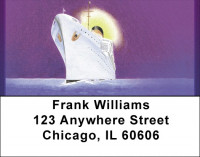 Moonlight Cruise Address Labels | LBQBQ-61