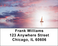 Sunset Sail Address Labels | LBQBQ-62