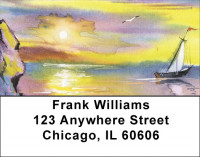 Sailing On Rainbow Seas Address Labels | LBQBQ-66