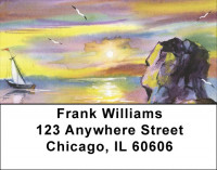 Sailing On Rainbow Seas Address Labels | LBQBQ-66