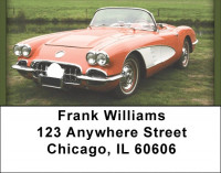 Vintage Corvettes Address Labels | LBQBQ-67