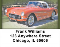 Vintage Corvettes Address Labels | LBQBQ-67