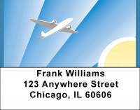 Commercial Flights Address Labels | LBQBQ-75