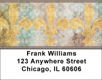 Antique Fleur de Lis Address Labels | LBQBQ-84
