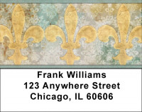 Antique Fleur de Lis Address Labels | LBQBQ-84