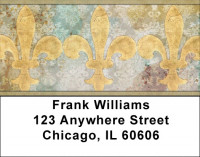 Antique Fleur de Lis Address Labels | LBQBQ-84