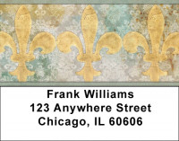 Antique Fleur de Lis Address Labels | LBQBQ-84