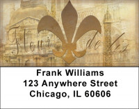Old World Fleur de Lis Address Labels | LBQBQ-85